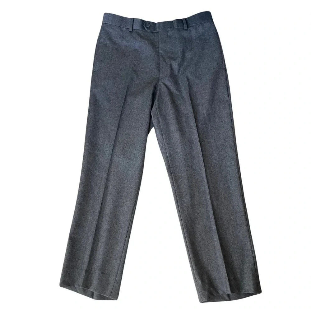 Paul Fredrick Gray Dress Pants